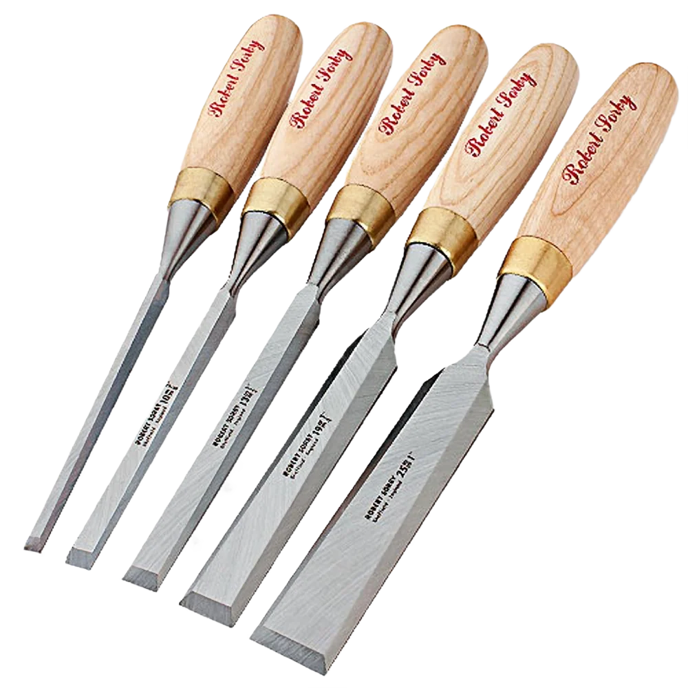 Fashionable Sorby Sheaf River 5 Pc. Bench Chisel Set Functional