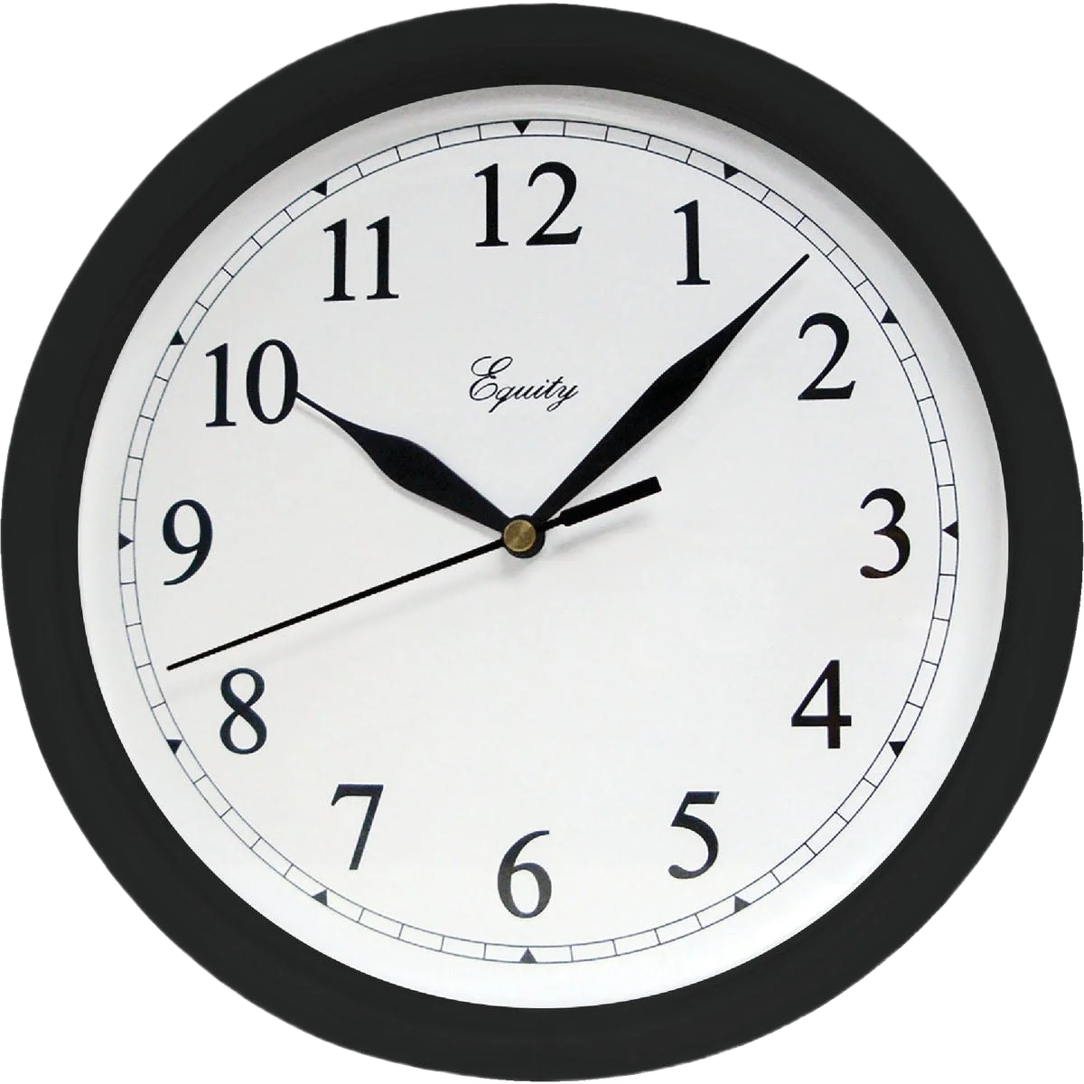 Smooth La Crosse Technology Equity Black Quartz Wall Clock Professional