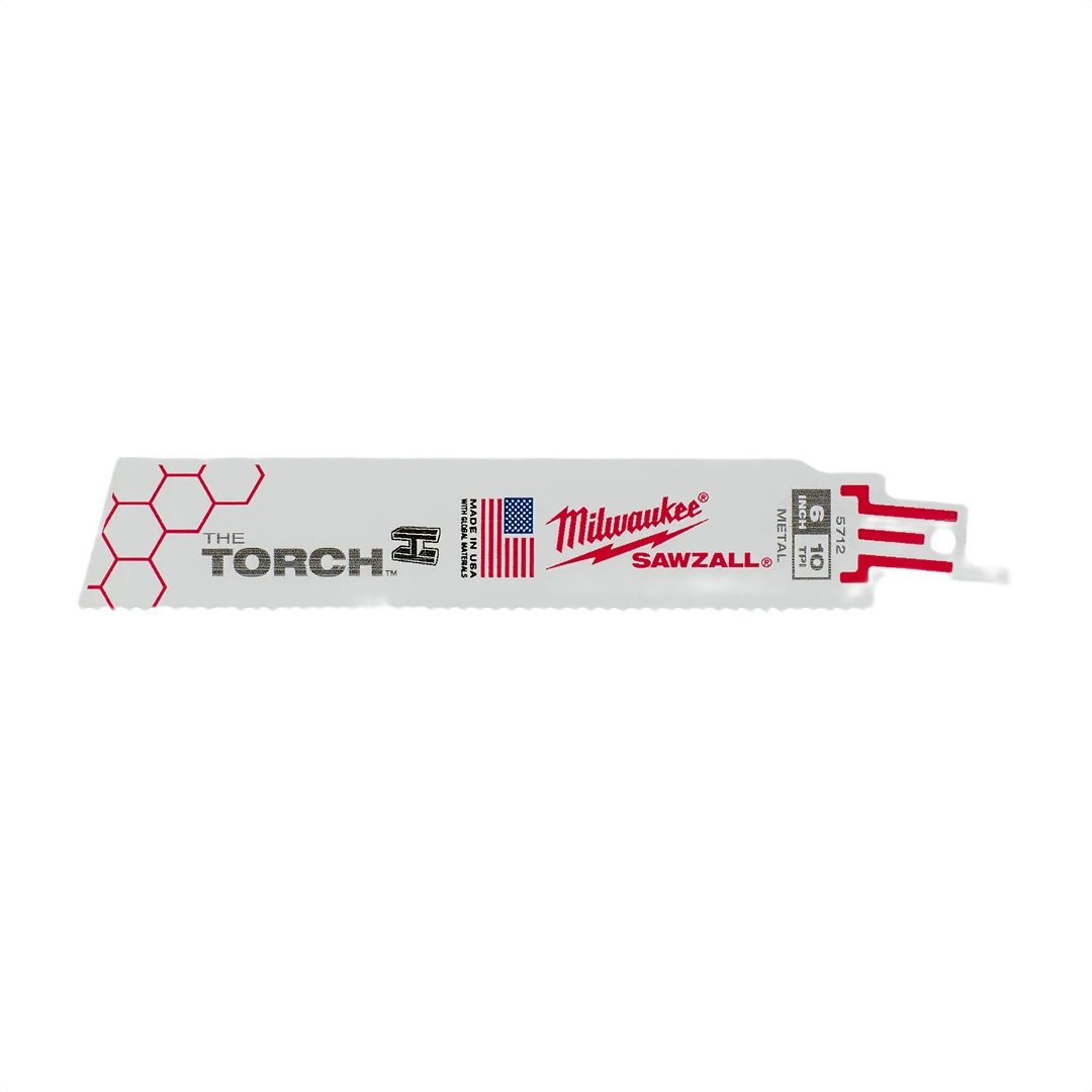 Organic Milwaukee 6 10 TPI The Torch™ SAWZALL® Blades 5PK Casual
