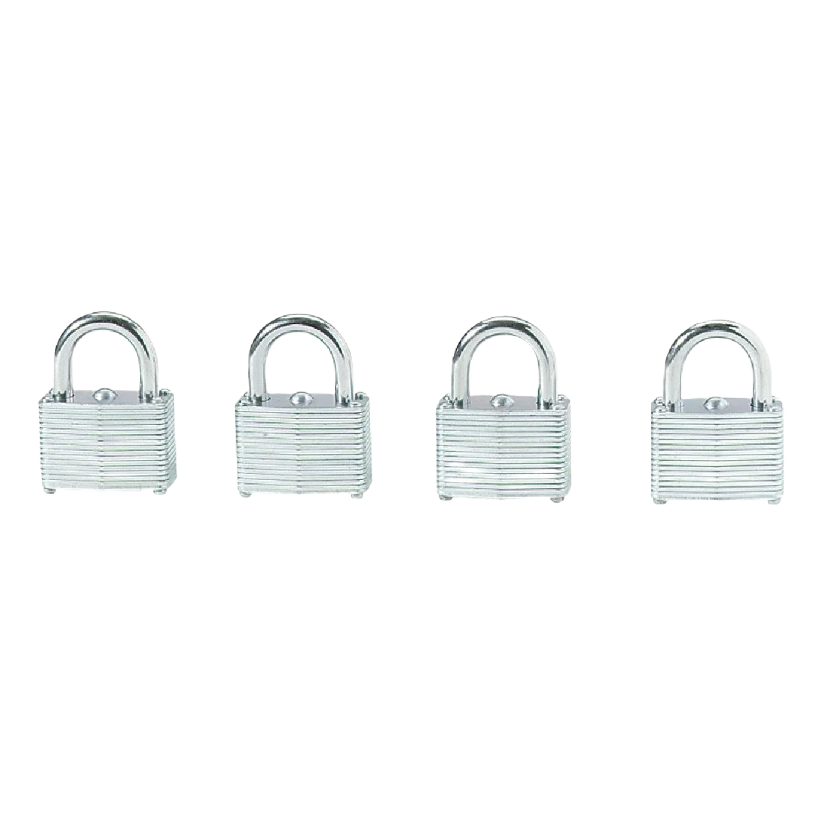 Casual Do it Warded Steel Keyed Padlocks 4-Pack High-Performance