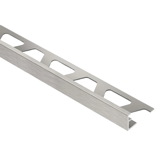 Responsible Schluter Jolly 3 8 in. L Channel Brushed Nickel Anodized Aluminum Elite