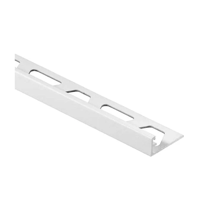 Stylish Schluter Matte White SCHIENE Aluminum Edge Trim 3 8 Lightweight