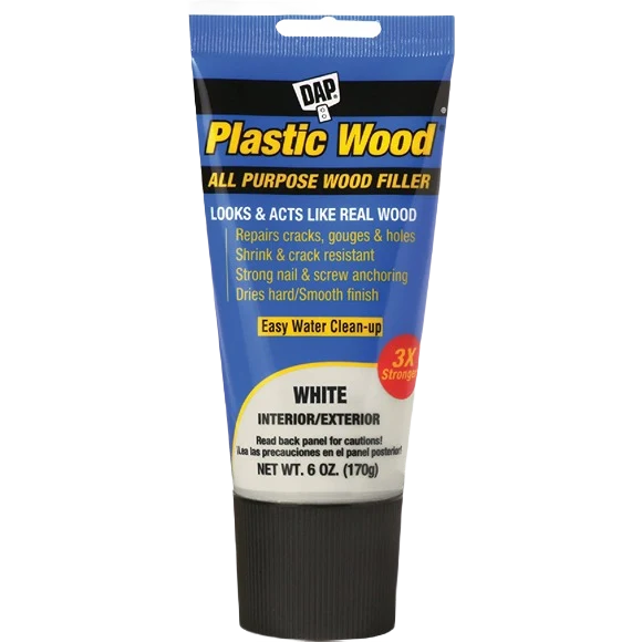 Stylish DAP White All Purpose Wood Filler 6 oz. Prestigious