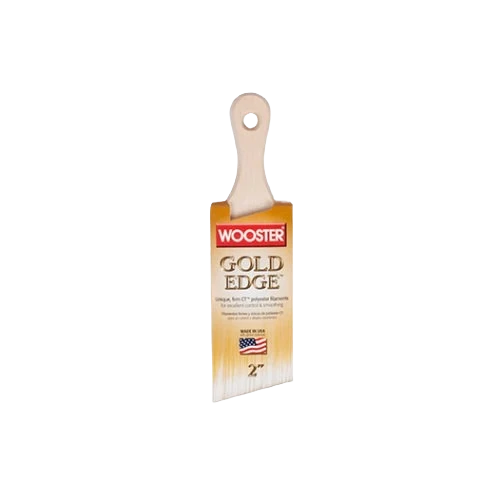 First-Class Wooster Brush 2 in. Gold Edge Short Angle Sash Brush High-Grade