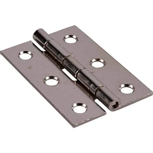 Selected Hillman Hardware Essentials 2 in. Satin Nickel Broad Hinges 2-Pack Genuine