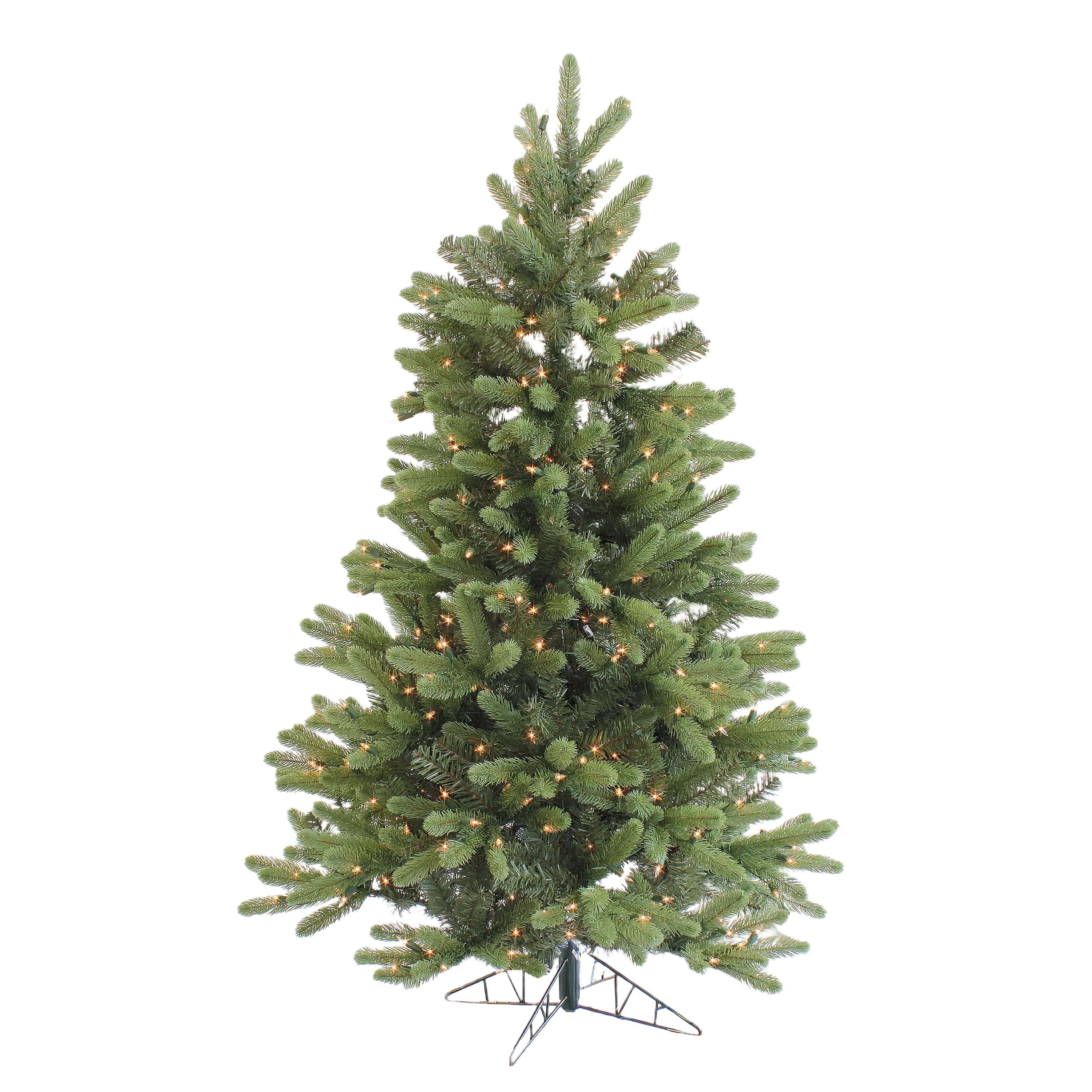 Relaxed nVision Tahoe Pine Clear SmartLit Incandescent Christmas Tree 5 ft. Clean