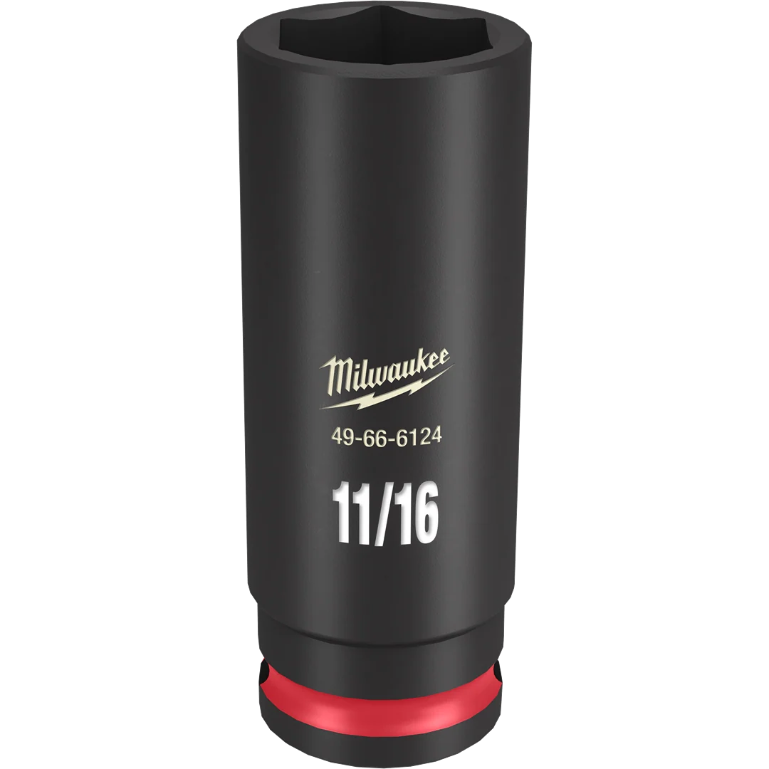 Carefully Designed Milwaukee SHOCKWAVE™ Impact Duty 3 8 Drive 11 16 Deep 6 Point Socket Traditional