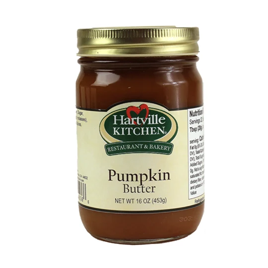 High-Quality Hartville Kitchen Pumpkin Butter 16 oz. Certified
