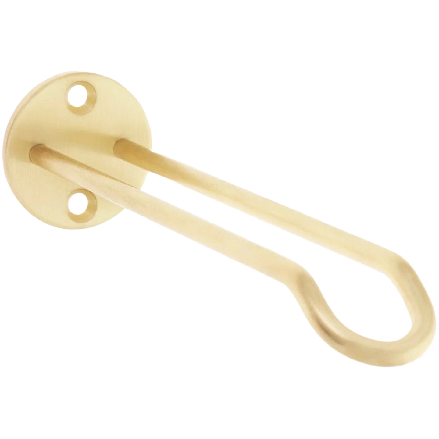 First-Class National Hardware 7 Brushed Gold Steel Wall Base Plant Hanger Specialty