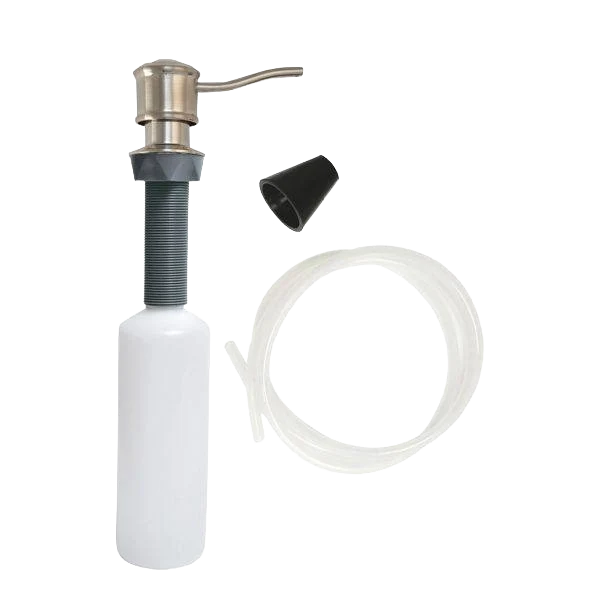 Classic Danco Universal Soap Dispenser with Curved Nozzle Brushed Nickel Convenient