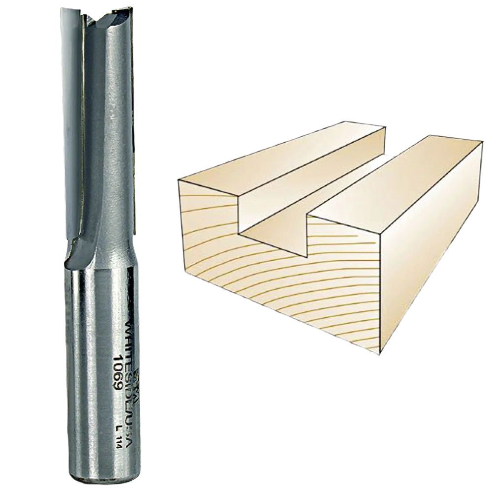 Fast Whiteside Straight Bit 1 2 in. SH x 1 2 in. CD x 1-1 2 in. CL Efficient