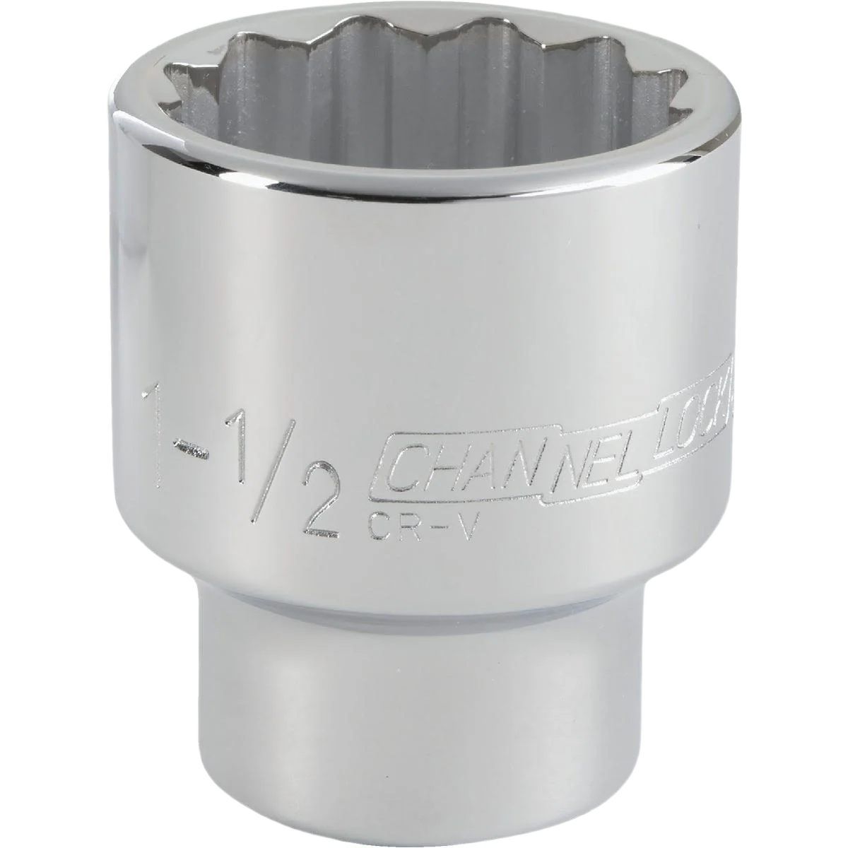 Traditional Channellock 3 4 in. Drive 1-1 2 in. 12-Point Shallow Standard Socket Excellent