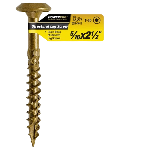 Superior Power Pro 5 16 In. x 2-1 2 In. Structural Lag Screw Premium