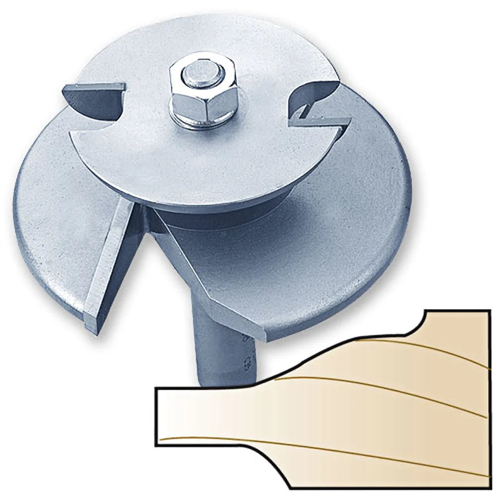 Trendy Whiteside 2-Wing Ogee Raised Panel Bit w Back Cutter 1 2 in. SH Smart