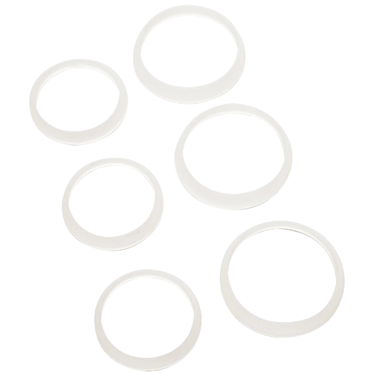 Crafted Do it Assorted Poly Slip Joint Washers 6-Pack Effective