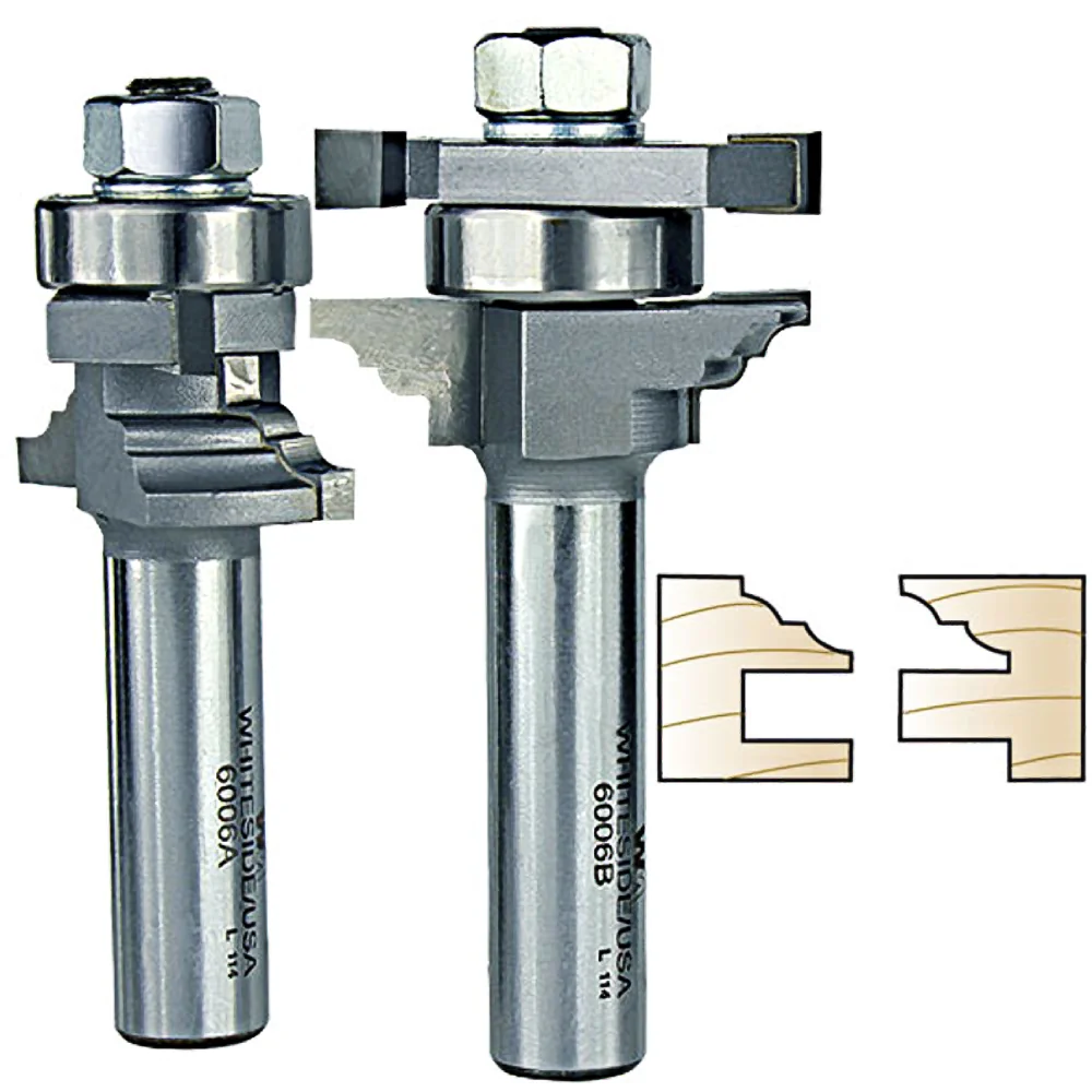 Expertly Made Whiteside Classical Stile Rail Bit Set 1 2 in. SH High-Performance