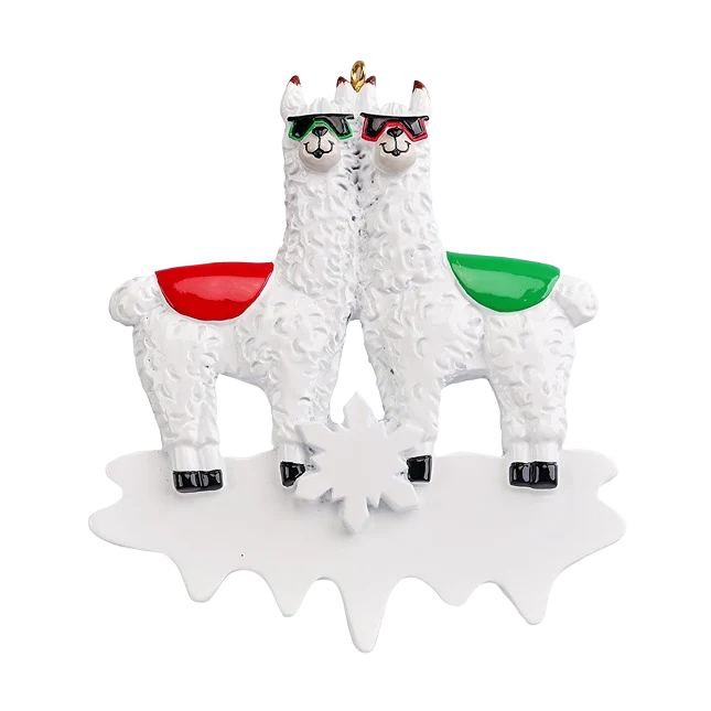 Quality Rudolph Me Personalized Cool Llamas Ornament Expertly Made
