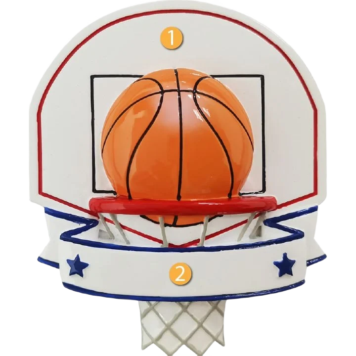 Selected PolarX Personalized Basketball Backboard Ornament Prestigious