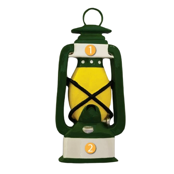 Excellent PolarX Personalized Camping Lantern Ornament Stylish