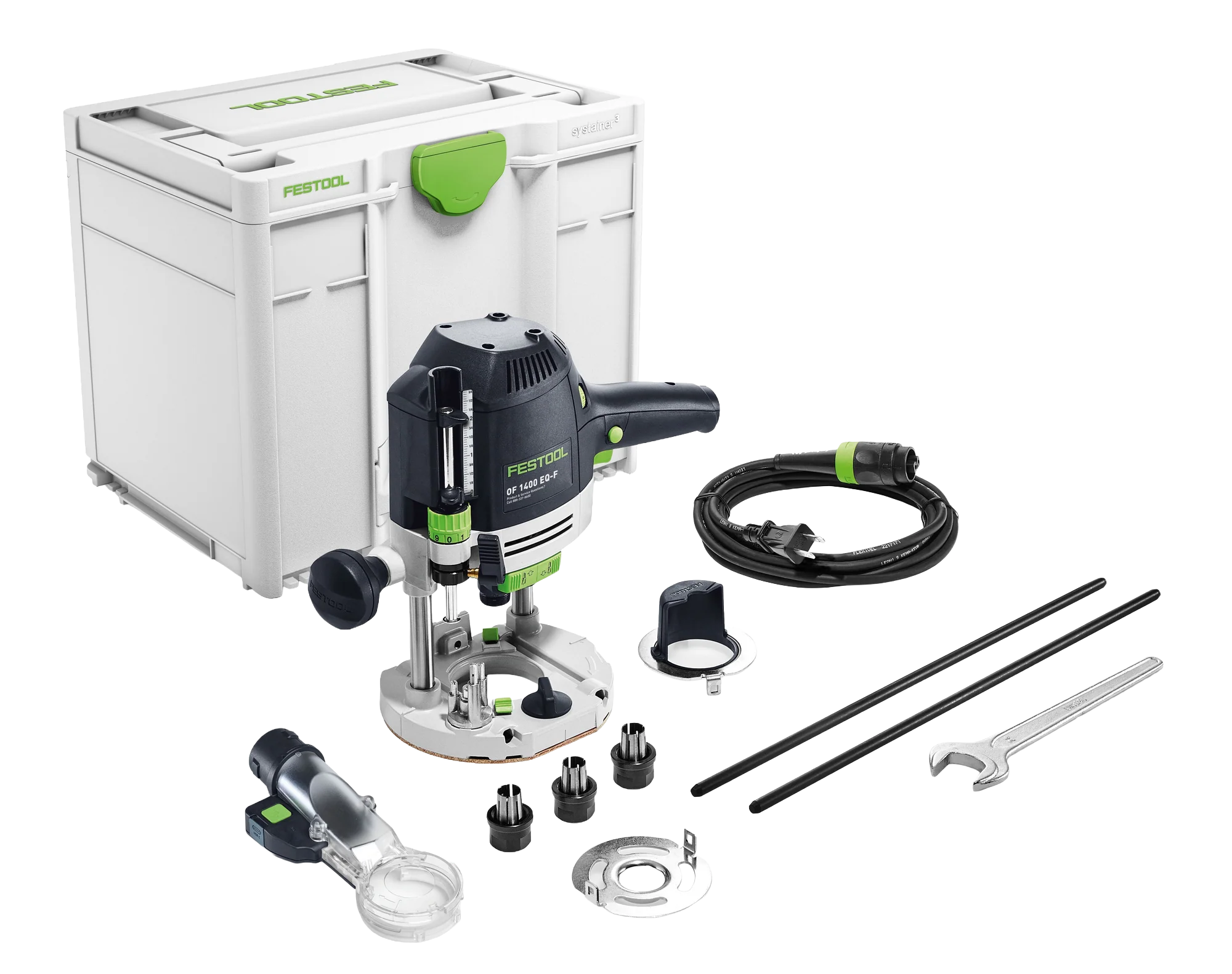 Long-Lasting Festool 578951 Router OF 1400 EQ-F-Plus Solid