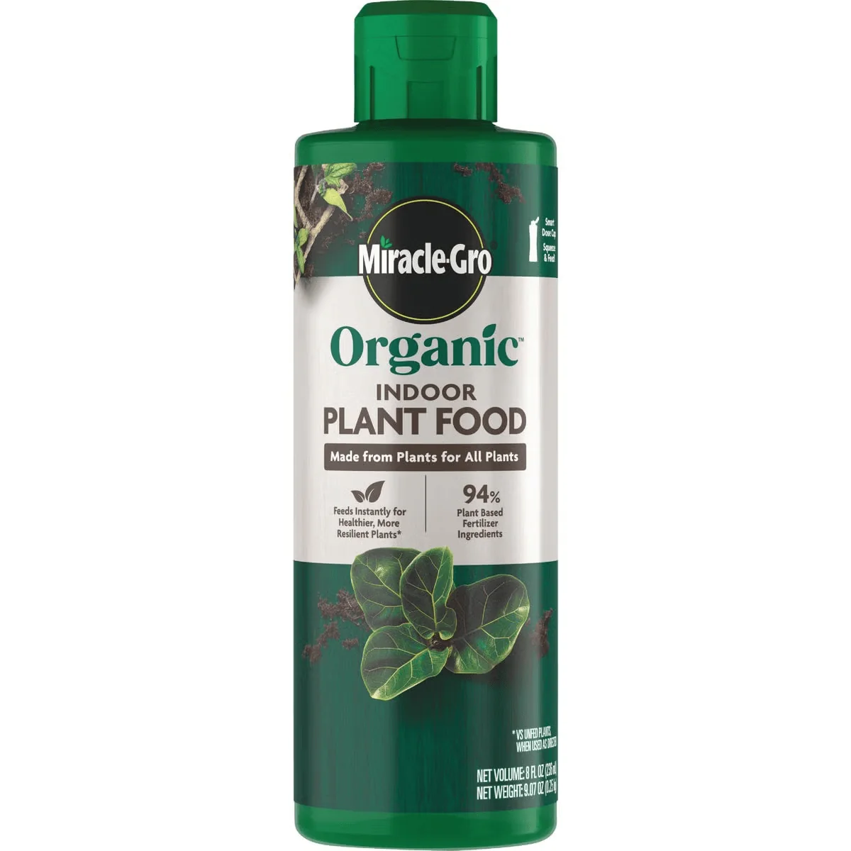 Eco-Friendly -Gro 8 Oz. Organic Indoor Plant Food Smooth