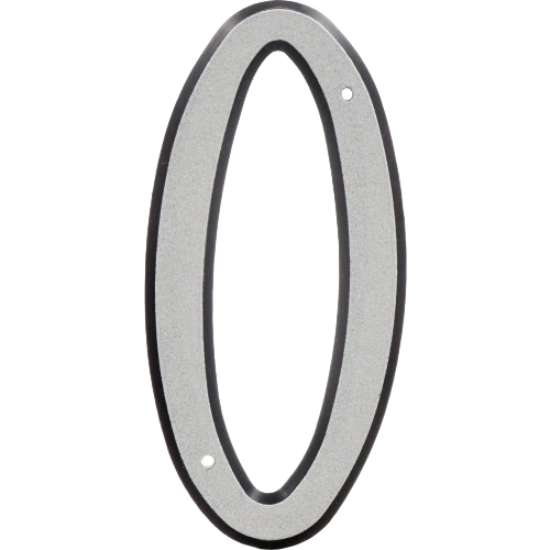 First-Class Hillman 4-In. Nail-On Reflective House Number 0 Breathable