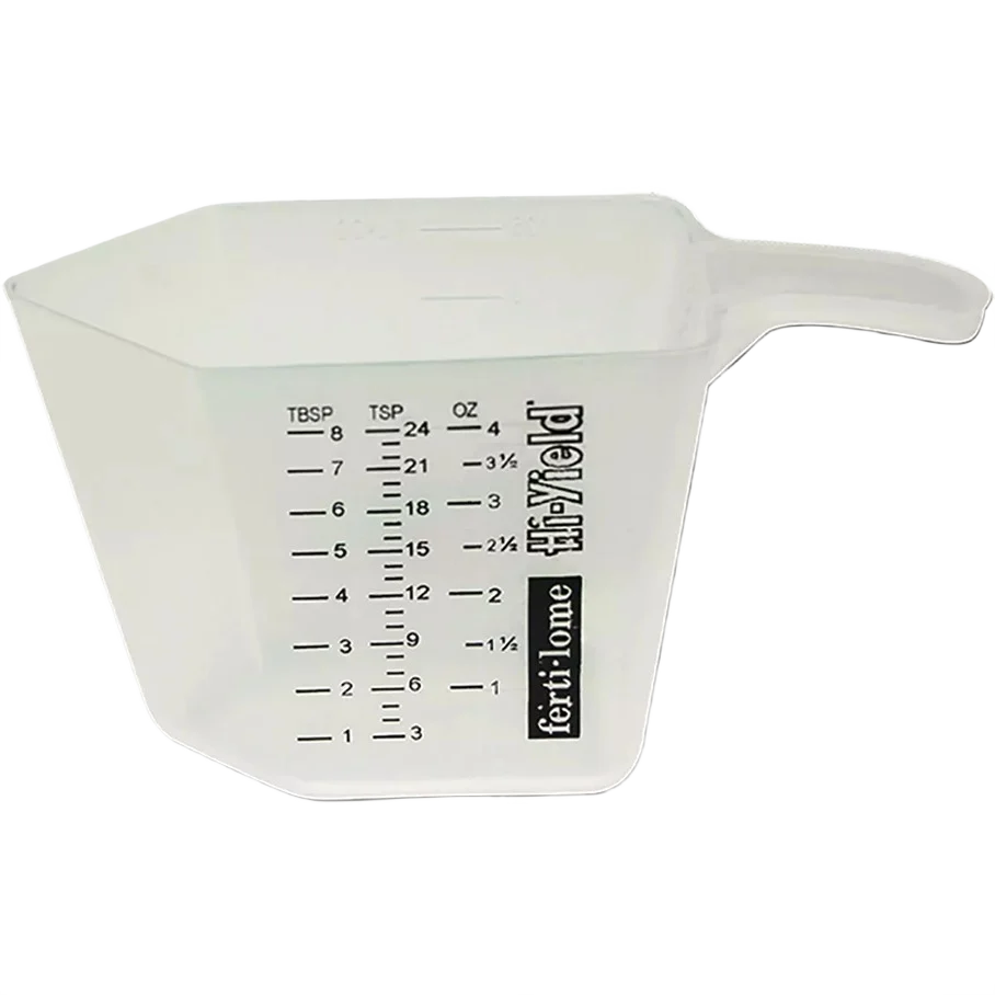 Artisan Ferti-lome Hi-Yield 4 Oz. Standard Metric Plastic Garden Sprayer Measuring Cup Soft