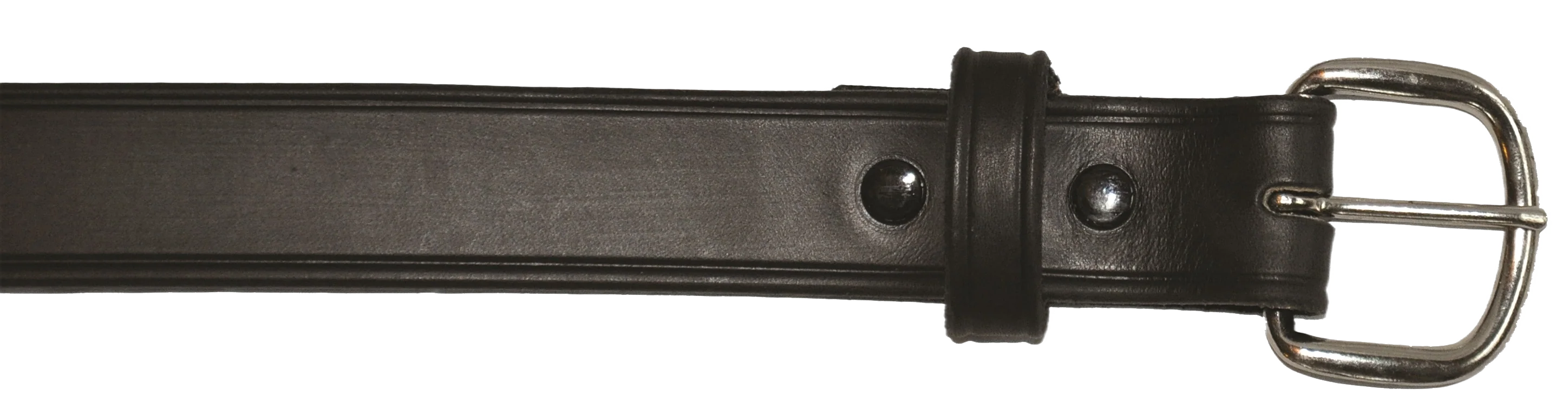 Certified P B Harness 42 Black Dress Belt High-End