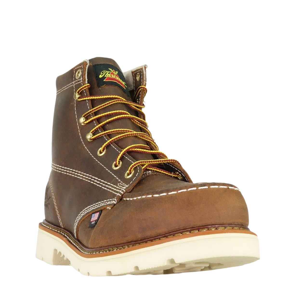 Original Thorogood American Heritage Trail Crazyhorse Safety Toe Moc Wedge Boots 9D Official