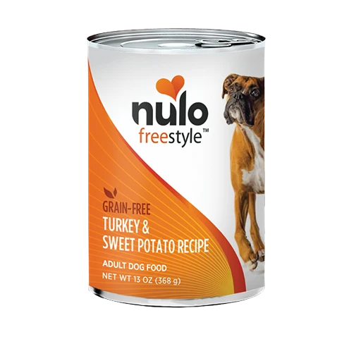 Sophisticated Nulo style Turkey Sweet Potato Canned Dog Food 13 oz. Professional