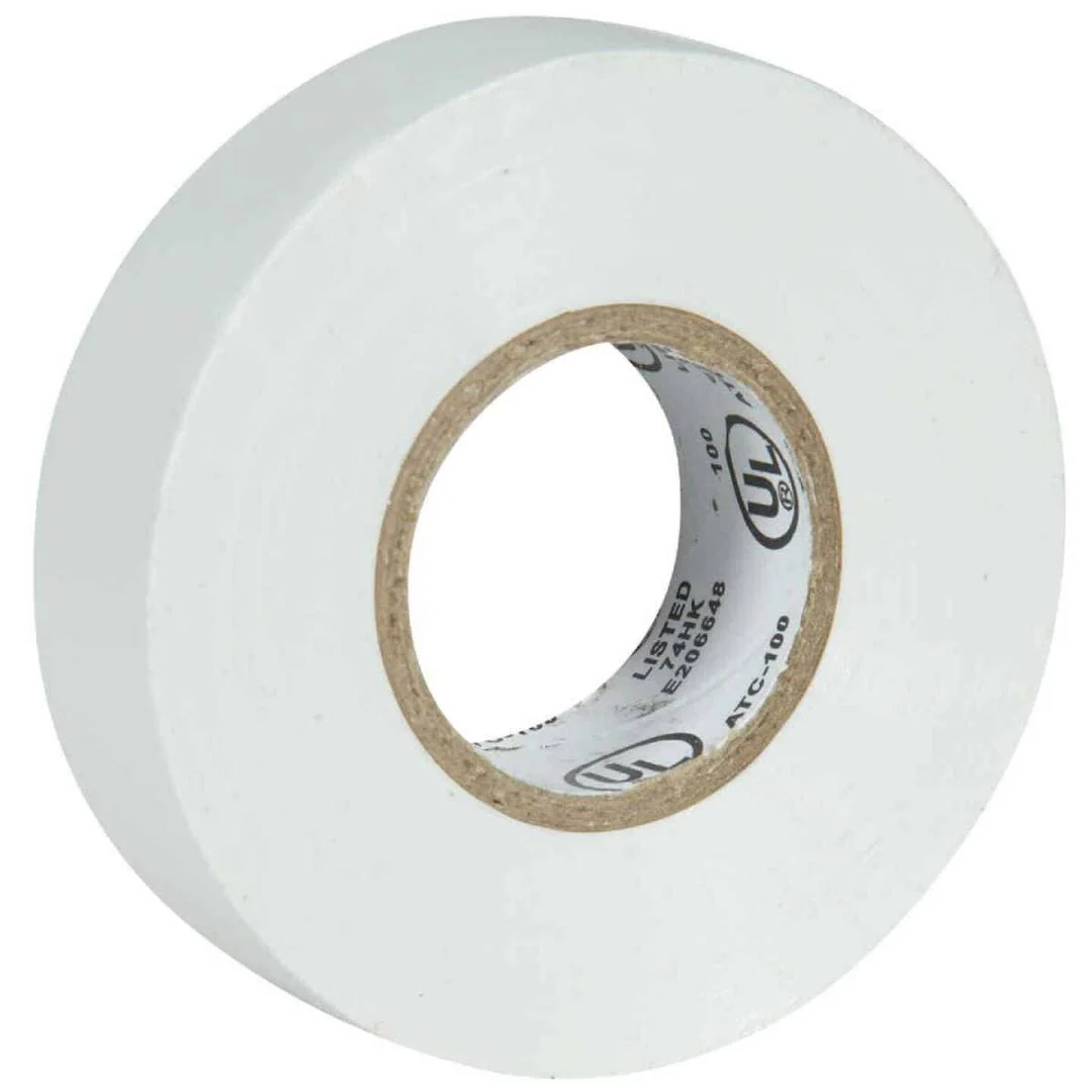Long-Lasting Do it 3 4 in. x 60 ft. General Purpose White Vinyl Electrical Tape Unique