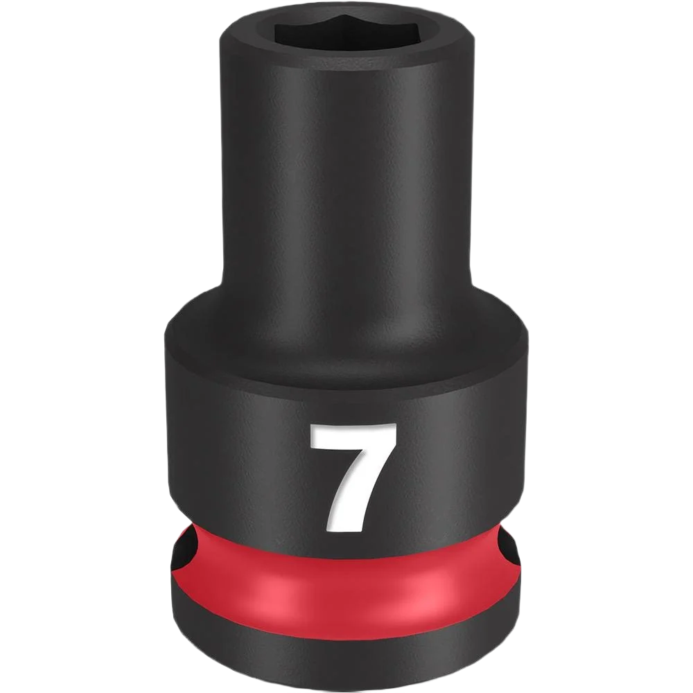 Soft Milwaukee SHOCKWAVE™ Impact Duty™ 3 8 Drive 7-mm 6 Point Socket Exceptional