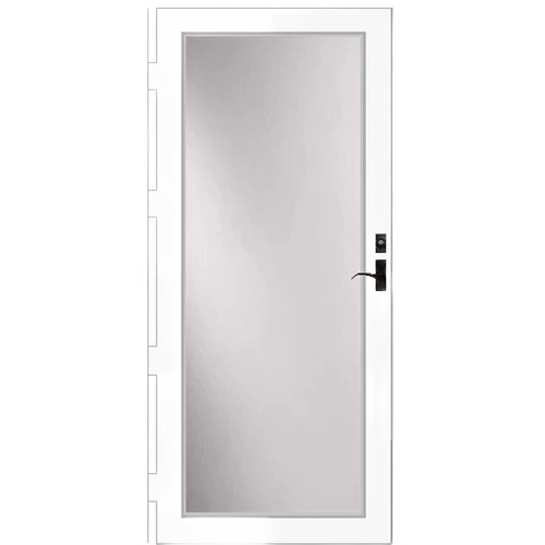 Breathable Provia Deluxe 397 Fullview 36 in. Storm Door Snow Mist High-Performance