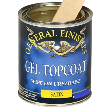 Sophisticated General Finishes Oil Based Gel Topcoat Wipe-On Urethane Satin 1 Pint Innovative