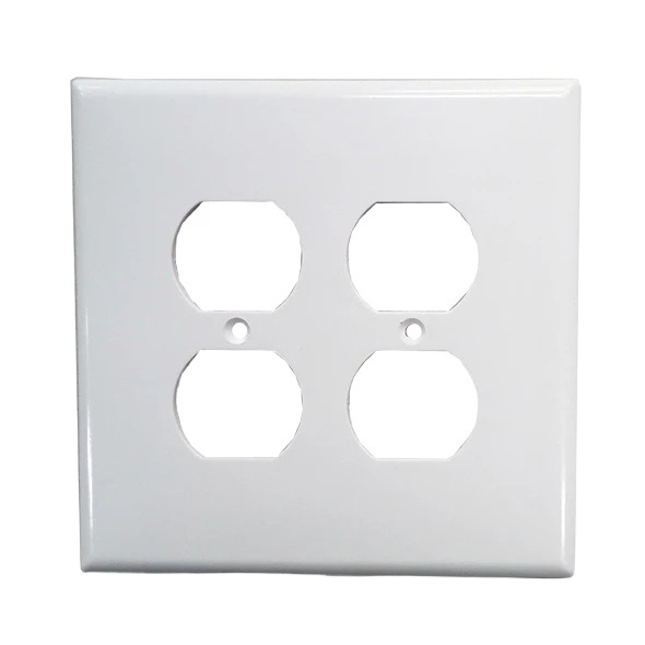 Optimized Cooper 2750W 2-Gang Jumbo Wallplate for Duplex Receptacle Outstanding