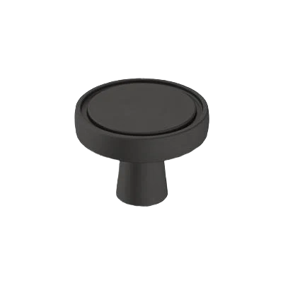 Effective Amerock Destine 1-3 8 Diameter Matte Black Cabinet Knob Modern