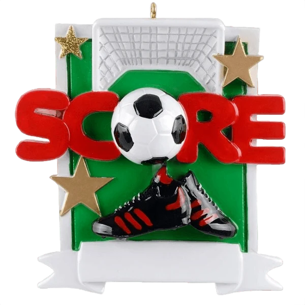 Consistent Rudolph Me Soccer Field Personalized Ornament Breathable