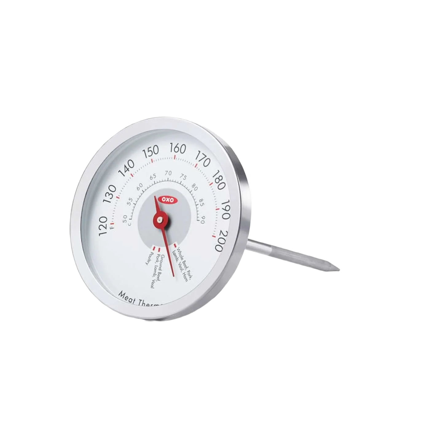 User-Friendly OXO Chef’s Precision Leave-In Meat Thermometer Lightweight