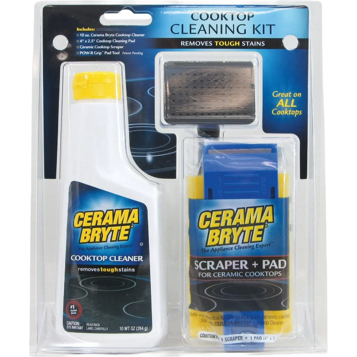 World-Class Cerama Bryte Ceramic Cooktop Cleaning Kit Traditional
