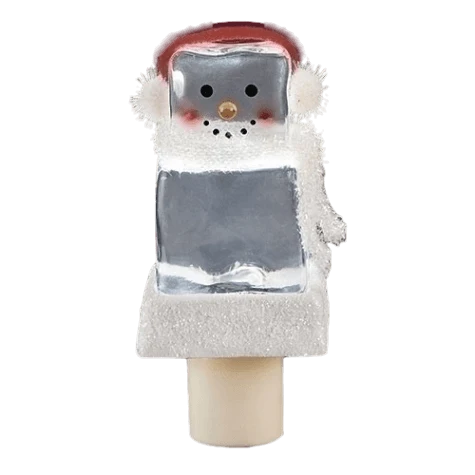 First-Class Roman 6 Ice Cube Snowman Night Light Safe