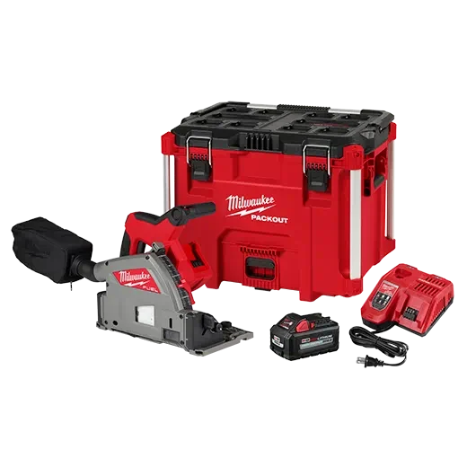 Fine Crafted Milwaukee M18 FUEL™ 6-1 2 Plunge Track Saw Kit Smart