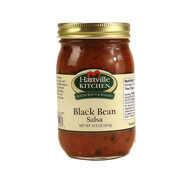 Healthy Hartville Kitchen Black Bean Salsa 15.9 oz. Clean