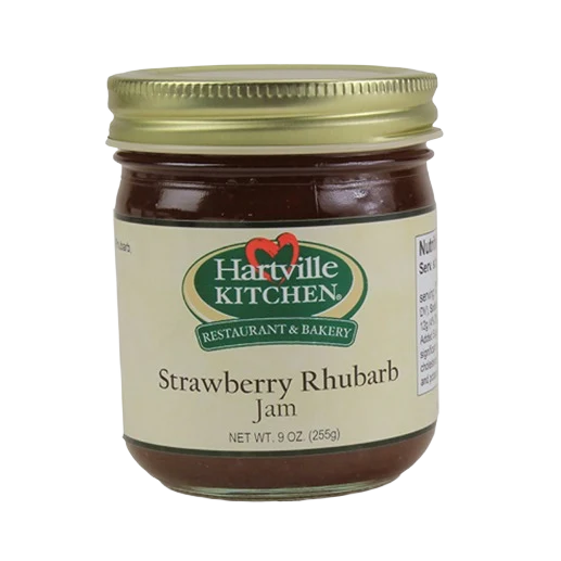 Top-Quality Hartville Kitchen Strawberry Rhubarb Jam 9 oz. Innovative