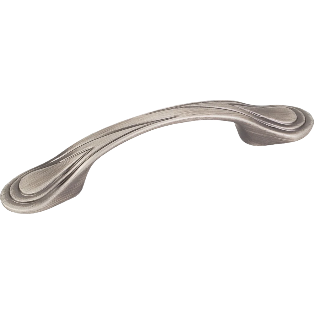 Organic Hardware Resources Elements Westbury 3 In. Pull Brushed Pewter Traditional