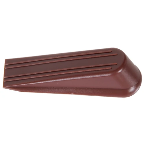 Fast Hillman Brown Door Stop Wedge 4 in. Minimalist