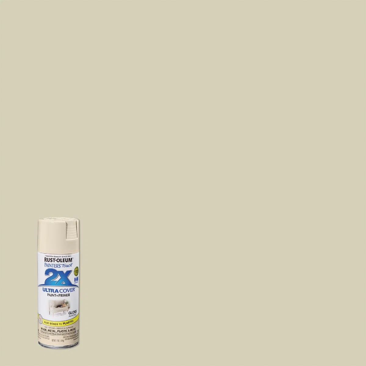 Secure Rust-Oleum Painters’ Touch 2X Almont Spray Paint Primer 12 oz. Versatile