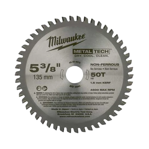 Consistent Milwaukee 5-3 8 50T Metal Cutting Circular Saw Blade Contemporary