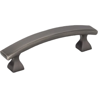 Smooth Hardware Resources Hadley 3 In. CC Square Pull Brushed Pewter Organic