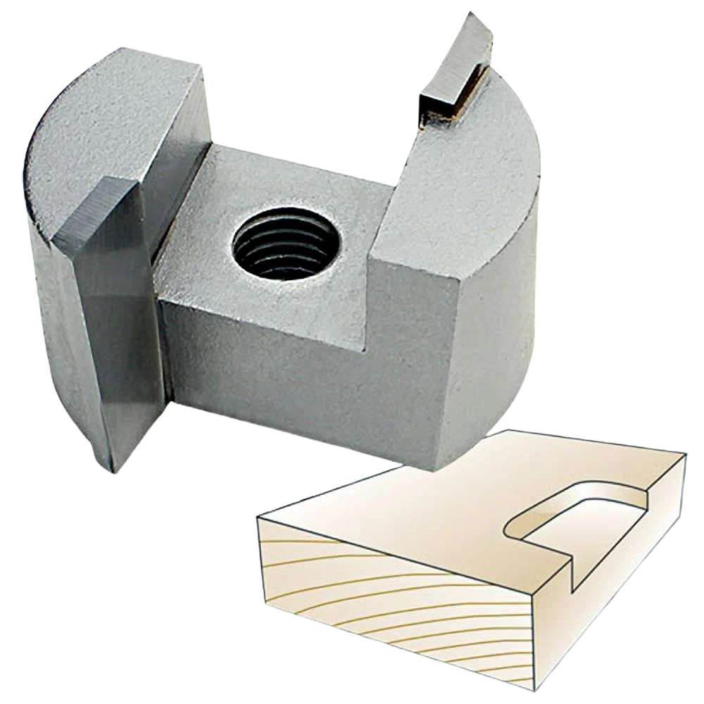Stylish Whiteside Screw Type Helix Mortise Cutter w Downshear 1-1 8 in. CD High-Performance