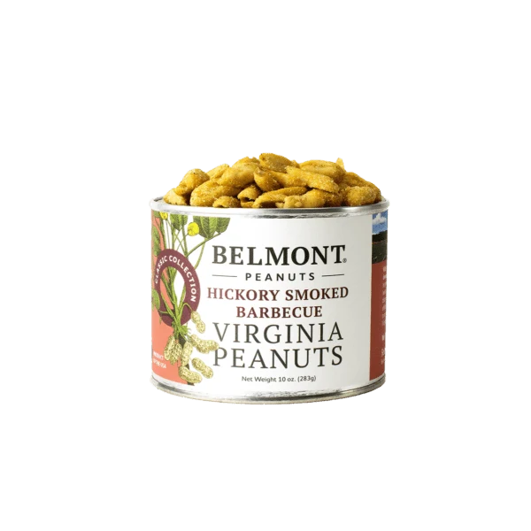 Smooth Belmont Hickory Smoked BBQ Virginia Peanuts 10 oz. Fine Crafted